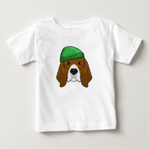 Hund med Beanie T Shirt