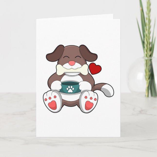 Hund med ben kort (Framsida)