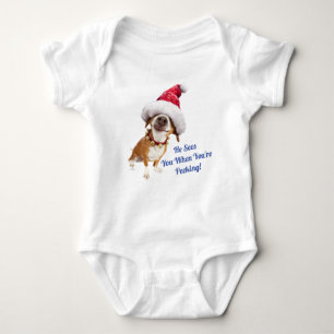 Hund med Big Santa Hat T Shirt