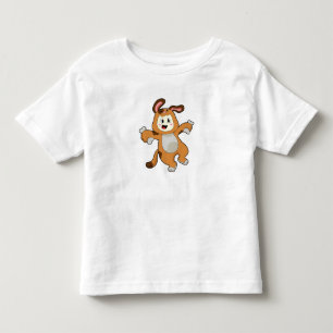Hund med Bone som kanin T Shirt