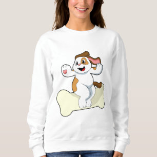 Hund med Bone T Shirt