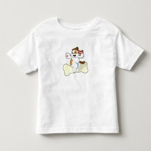 Hund med Bone T Shirt