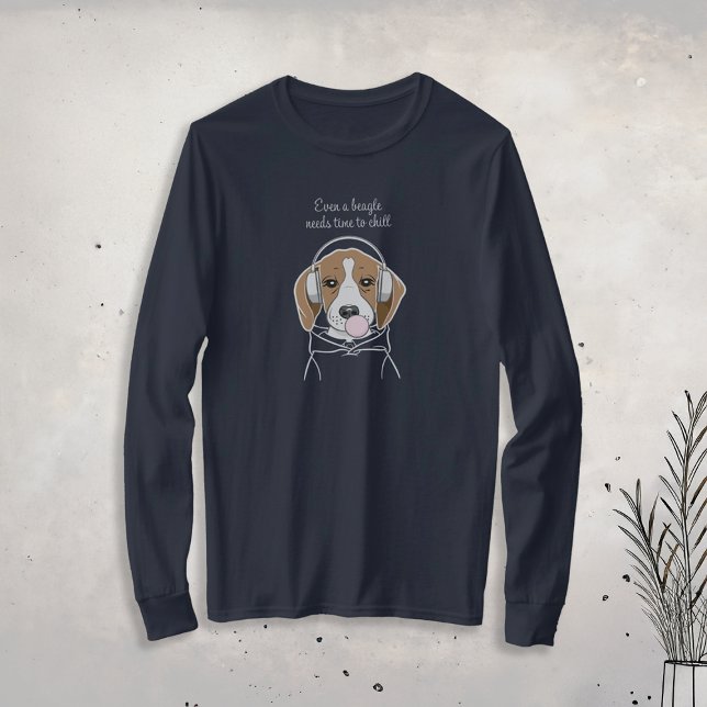 Hund med Bubblegum Cute Funny Beagle T Shirt (Skapare uppladdad)