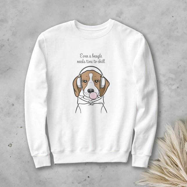 Hund med Bubblegum Funny Beagle T Shirt (Skapare uppladdad)