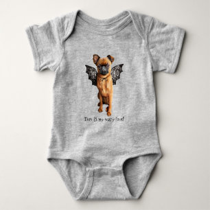 Hund med Fladdermus Vinge T Shirt