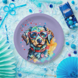 Hund med glasögon