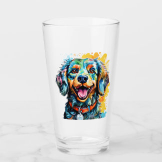 Hund med glasögon glaskopp