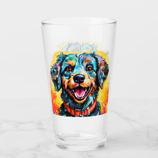 Hund med glasögon glaskopp