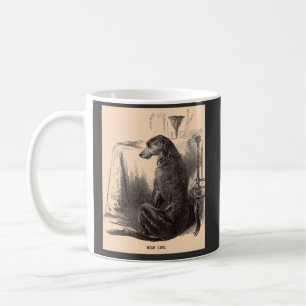 hund med hög livslängd, hund med låg livslängd kaffemugg
