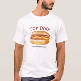 Hund med högsta Hund-födelsedagsinbjudan - Kids BB T Shirt