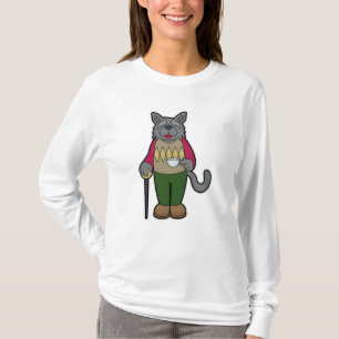 Hund med Kopp i kaffe T Shirt