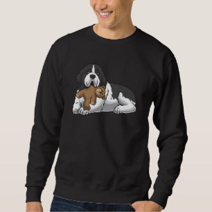 Hund med Mjukisdjur och öron Lång Ärmad Tröja