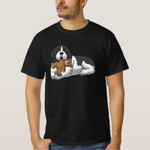 Hund med Mjukisdjur och öron T Shirt