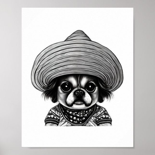 hund med originalfärg poster (Framsidan)