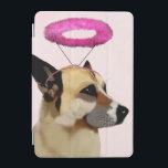 Hund med Rosa Halo iPad Mini Skydd<br><div class="desc">Husdjur</div>