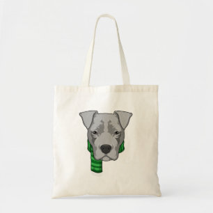 Hund med Scarf Tygkasse