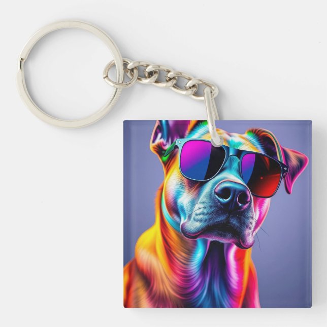 Hund med solglasögon (Framsidan)