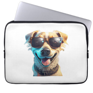 hund med solglasögon Aktiv Laptop Fodral