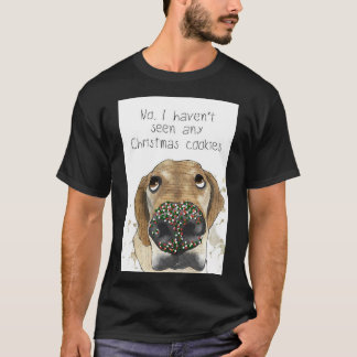 Hund med sprinkles på näsan t shirt