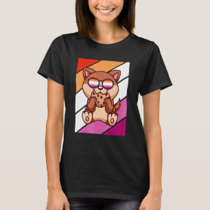 Hund Med Stolthet Lesbisk Flagga Lgbtq Stolthet Al T Shirt