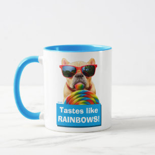 Hund med stor logotyp mugg