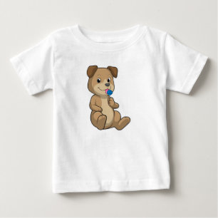 Hund med Sweets Lollipop T Shirt