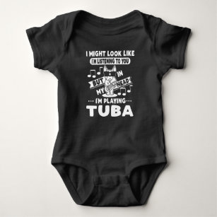 Hund med Tuba Music Tubaist Tubist Tubist Tuba T Shirt
