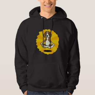 Hund Meditation Yoga Beagle Labrador Husky Sheperd Hoodie