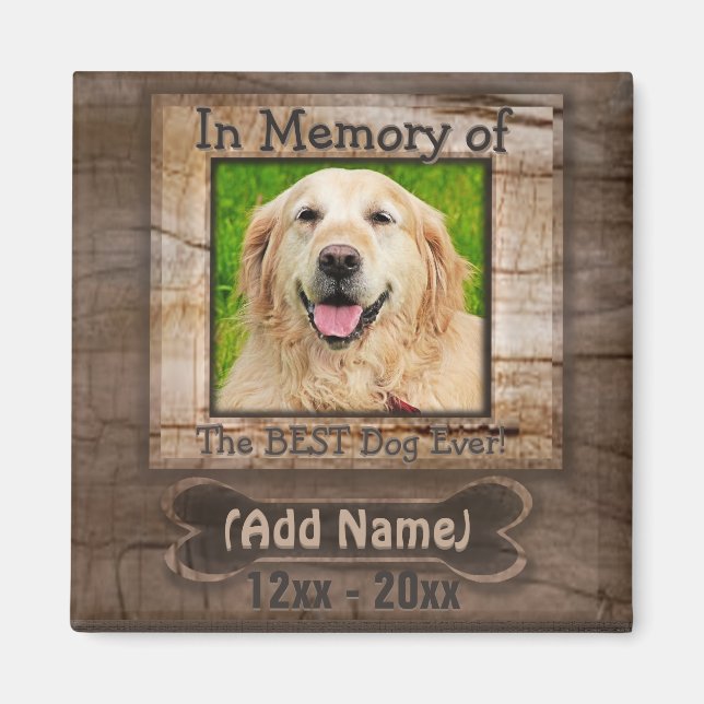 Hund Memorial Magnet (Framsidan)