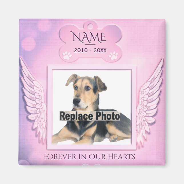 Hund Memorial Magnet (Framsidan)