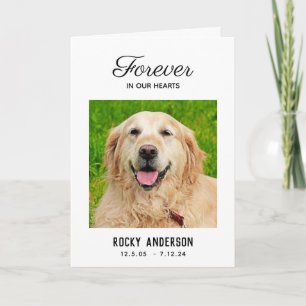 Hund Memorial med Rainbow Bridge-Dikt Card Kort