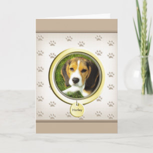 Hund Memorial med Rainbow Bridge-Dikt Card Kort