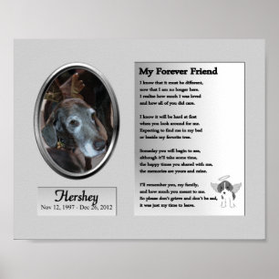 Hund Memorial My Forever Friend Poster