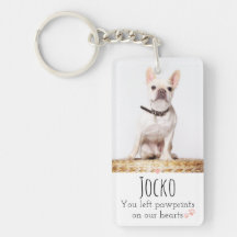 Hund Memorial Pet Loss Keepsak Dubbla Photo Anpass
