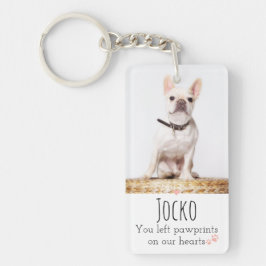 Hund Memorial Pet Loss Keepsak Dubbla Photo Anpass