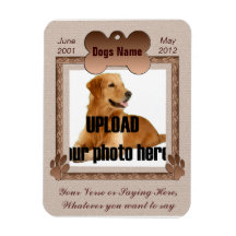 Hund Memorial - Pet Memorial Brown Tones