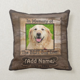 Hund Memorial Pillow Kudde