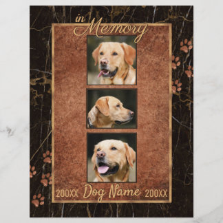 Hund Memory Rainbow Bridge Dikt Marble Rustic