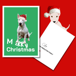 Hund Merry Greeting Card för julklapp