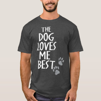 Hund mig bästa Rolig hund Älskare T Shirt