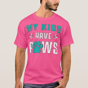 Hund mina barn har Tassar Hundar Puppy Pet Vintage T Shirt