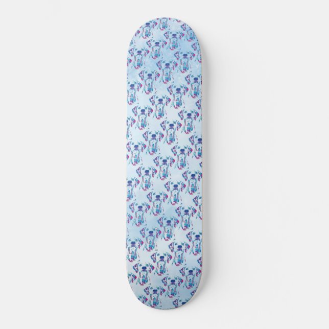 Hund Mini Skateboard Bräda 18,5 Cm (Framsida)