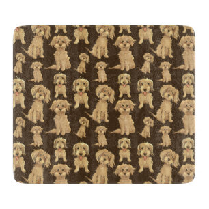 Hund Mönster Brown labradoodle goldendoodle