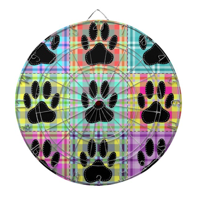 Hund Mönster Quilt Piltavla (Framsidan)