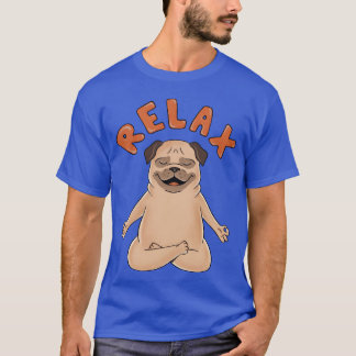 Hund Mops Rela 70-tal vintage T Shirt