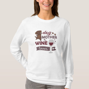 Hund Mor Älskare Cute Brown Labrador T Shirt