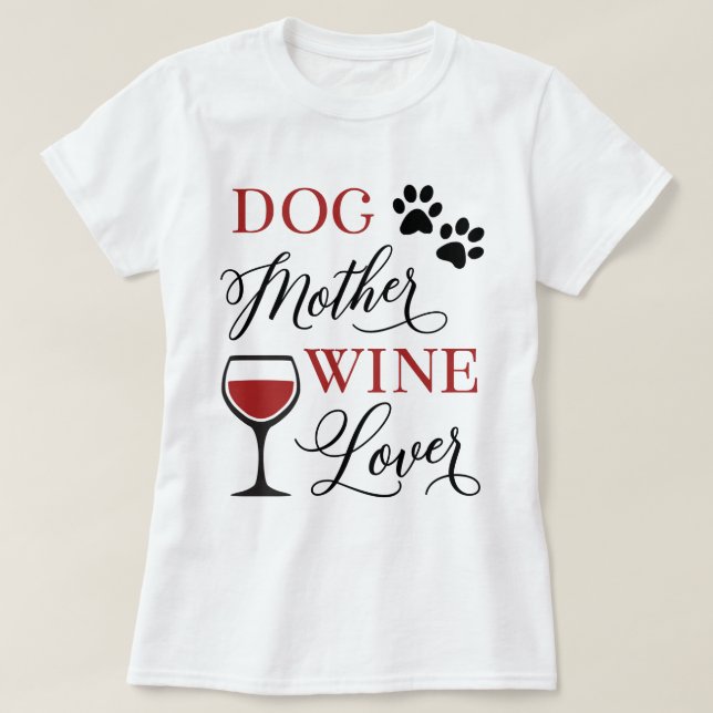 Hund Mor Älskare Cute Pet Mamma Owner Citat T Shirt (Design framsida)