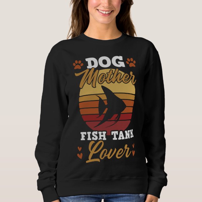 Hund Mor fiskTank Mor Cute Fish Tank Fish Ta T Shirt (Framsida)