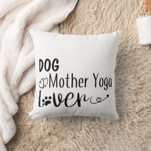 Hund Mor Yoga Älskare-Funny Kudde