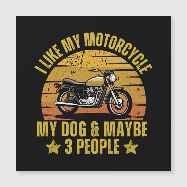 Hund Motorcykel (Framsida)